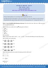 Đề thi giữa kì 1 Toán 10 - Đề số 15